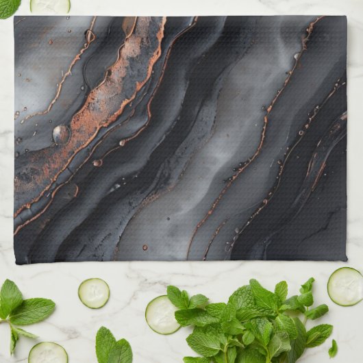 Ash en Ember Theedoek (Gevouwen)