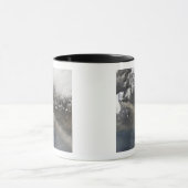 Ash en stoom gaan door met blazen mok (Midden)