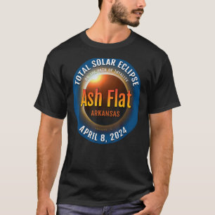 Ash Flat Arkansas AR Total Solar Eclipse 2024 T-shirt