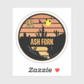 Ash Fork, Arizona Sticker (Vel)