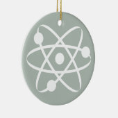 Ash Gray Atom Keramisch Ornament (Rechts)