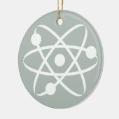 Ash Gray Atom Keramisch Ornament (Links)