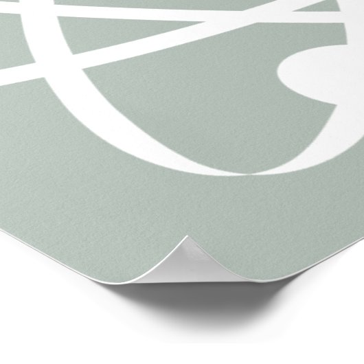 Ash Gray Atom Poster (Hoek)