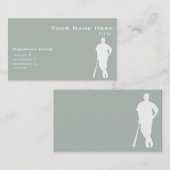 Ash Gray Baseball Visitekaartje (Voorkant / Achterkant)