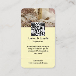 Ash Gray Brown Loyalty Kaart - Fotocentrisch Visitekaartje