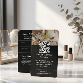 Ash Gray Brown Loyalty Kaart - Fotocentrisch Visitekaartje