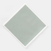 Ash Gray Dinner Paper Napkin Servetten (Hoek)