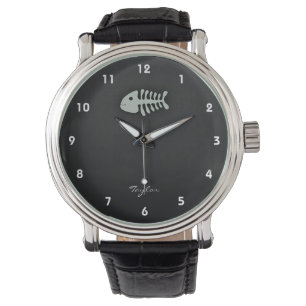 Ash Gray Fish Botten Horloge