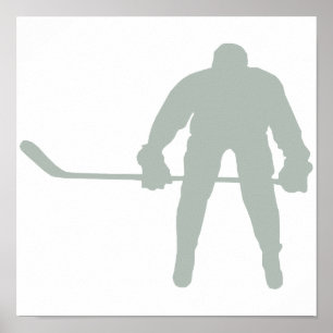 Ash Gray Hockey Poster
