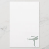 Ash Gray Martial Arts Briefpapier (Voorkant)
