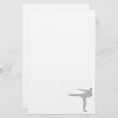 Ash Gray Martial Arts Briefpapier (Voorkant / Achterkant)