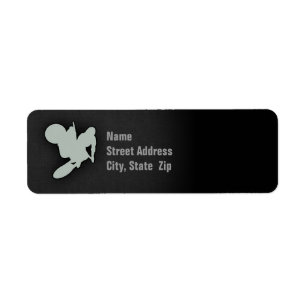 Ash Gray Motocross Etiket