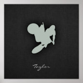 Ash Gray Motocross Poster (Voorkant)