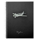 Ash Gray Plane Notitieboek (Voorkant)