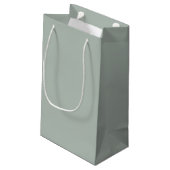 Ash Gray Small Gift Bag Klein Cadeauzakje (Achterkant Gekanteld)