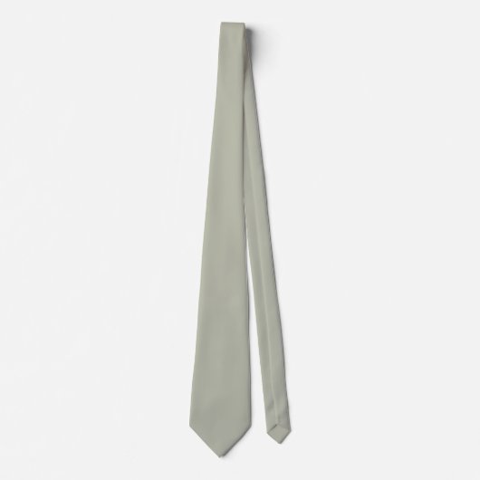 Ash Grey BABDAB Kleur - Met een optie om naam toe Stropdas (Voorkant)