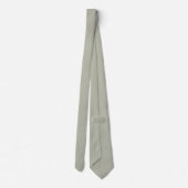 Ash Grey BABDAB Kleur - Met een optie om naam toe Stropdas (Achterkant)