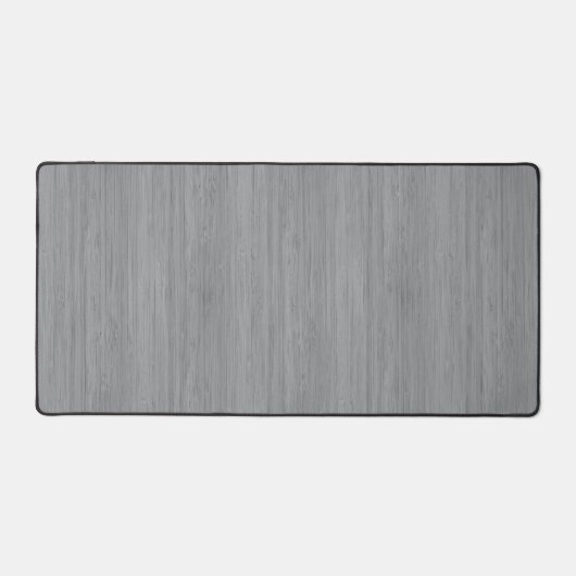 Ash Grey Bamboo Wood Grain Kijk uit Bureaumat (Voorkant)