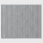 Ash Grey Bamboo Wood Grain Kijk uit Cadeaupapier (Vlak)