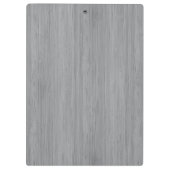Ash Grey Bamboo Wood Grain Kijk uit Klembord (Achterkant)