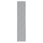 Ash Grey Bamboo Wood Grain Kijk uit Korte Tafelloper (Voorkant)