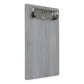 Ash Grey Bamboo Wood Grain Kijk uit Mini Klembord (Schuin)