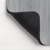 Ash Grey Bamboo Wood Grain Kijk uit Muismat (Hoek)
