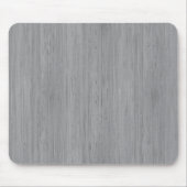 Ash Grey Bamboo Wood Grain Kijk uit Muismat (Voorkant)
