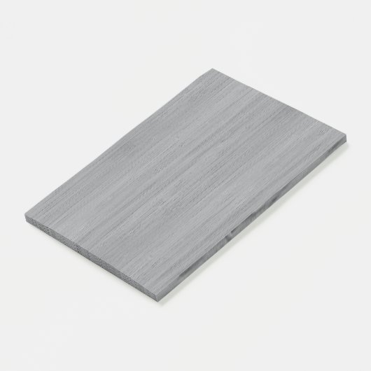Ash Grey Bamboo Wood Grain Kijk uit Post-it® Notes (Schuin)