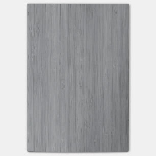Ash Grey Bamboo Wood Grain Kijk uit Post-it® Notes