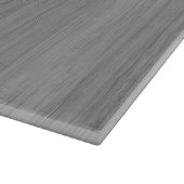 Ash Grey Bamboo Wood Grain Kijk uit Snijplank (Hoek)