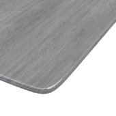 Ash Grey Bamboo Wood Grain Kijk uit Snijplank (Hoek)