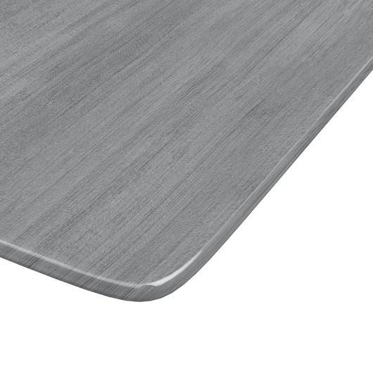 Ash Grey Bamboo Wood Grain Kijk uit Snijplank (Hoek)