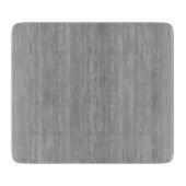 Ash Grey Bamboo Wood Grain Kijk uit Snijplank (Voorkant)