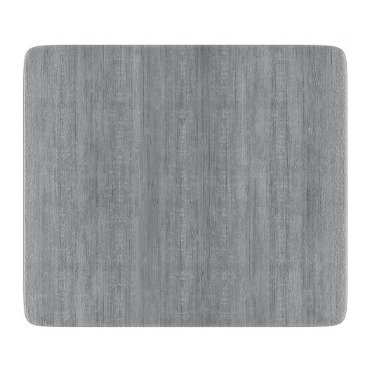Ash Grey Bamboo Wood Grain Kijk uit Snijplank (Voorkant)