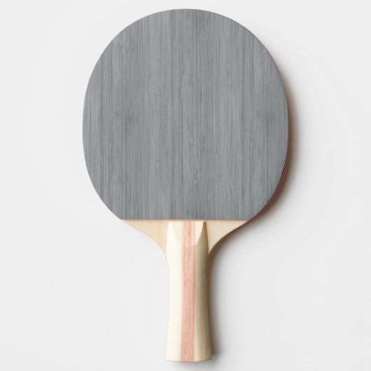 Ash Grey Bamboo Wood Grain Kijk uit Tafeltennisbatje (Voorkant)