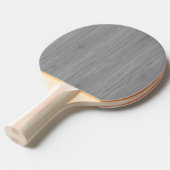 Ash Grey Bamboo Wood Grain Kijk uit Tafeltennisbatje (Voorkant Gekanteld)