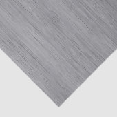 Ash Grey Bamboo Wood Grain Kijk uit Tissuepapier (Detail)