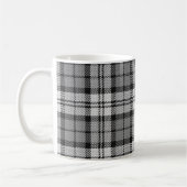 Ash Grey Blackwatch Campbell Tartan Plaid Koffiemok (Links)