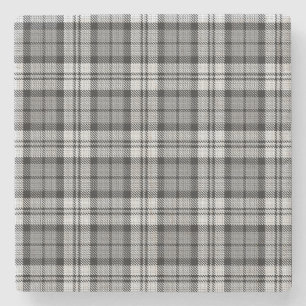 Ash Grey Blackwatch Campbell Tartan Plaid Stenen Onderzetter