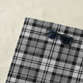 Ash Grey Blackwatch Campbell Tartan Plaid Strandlaken (In situ)
