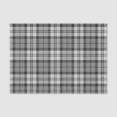 Ash Grey Blackwatch Campbell Tartan Plaid Tissuepapier (Voorkant)