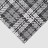 Ash Grey Blackwatch Campbell Tartan Plaid Tissuepapier (Detail)