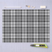 Ash Grey Blackwatch Campbell Tartan Plaid Tissuepapier (Craft)