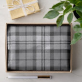 Ash Grey Blackwatch Campbell Tartan Plaid Tissuepapier (Geschenk)