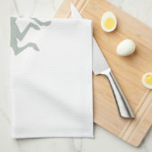 Ash Grey Paard Racing Theedoek (Quarter Fold)