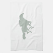 Ash Grey Paard Racing Theedoek (Verticaal)