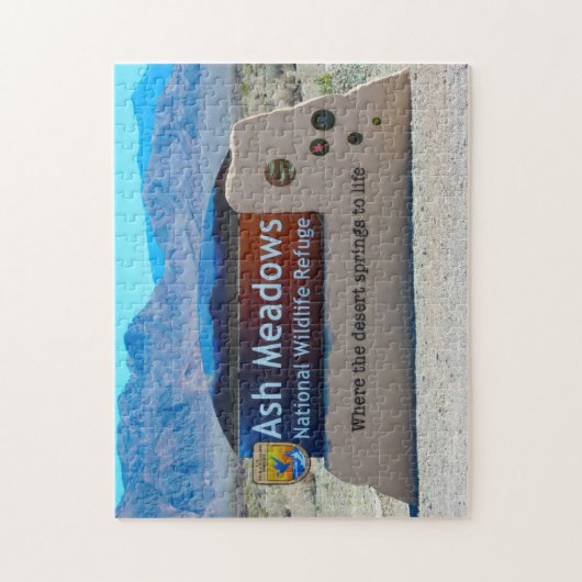 Ash Medows Nevada. Legpuzzel (Verticaal)