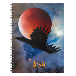 ASH Mystical Raven & Eclipsed Moon Notitieboek
