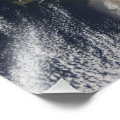 Ash plume uit de Eyjafjallajokull Volcano, IJsland Foto Afdruk (Hoek)